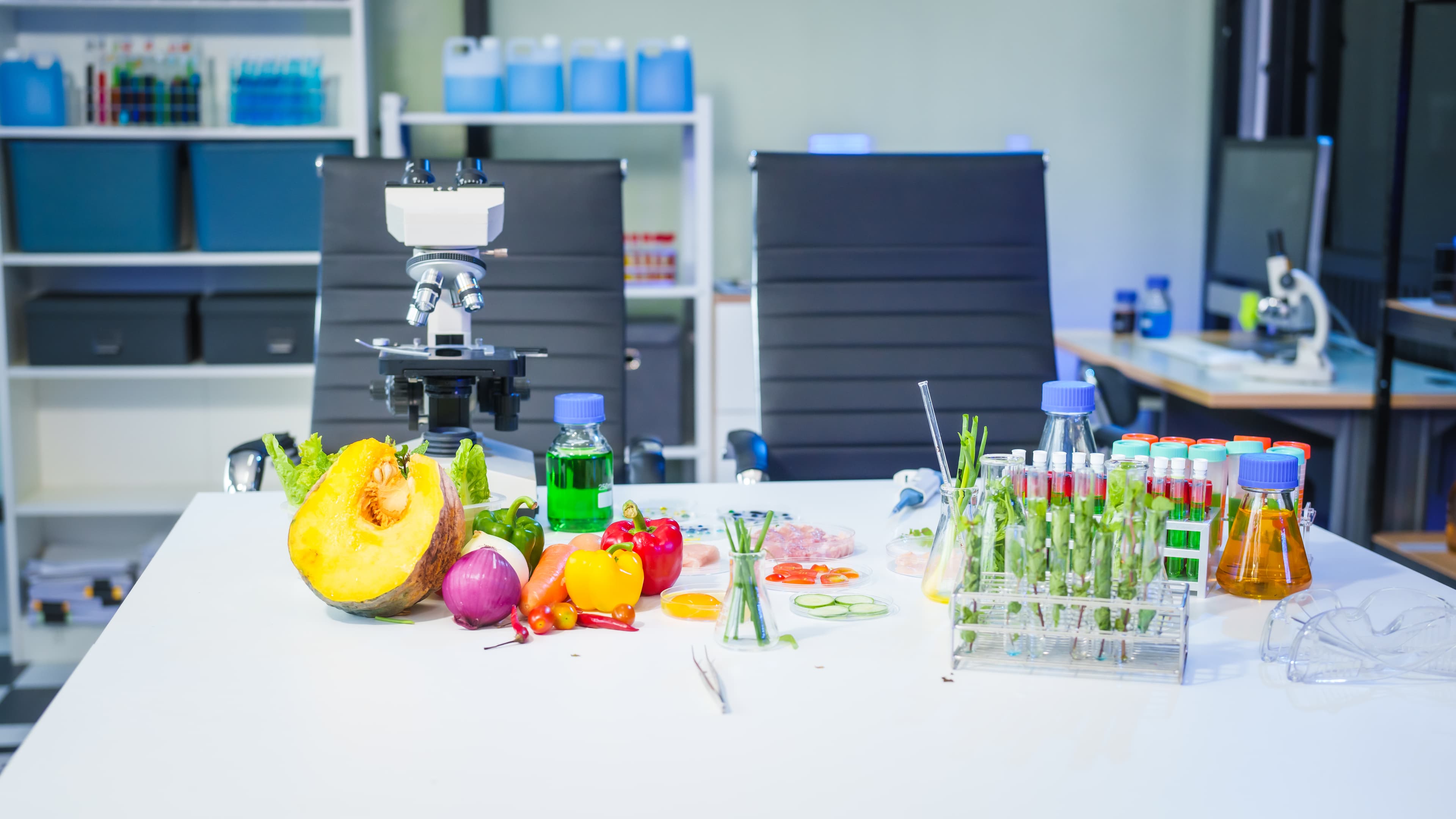 Laboratory background